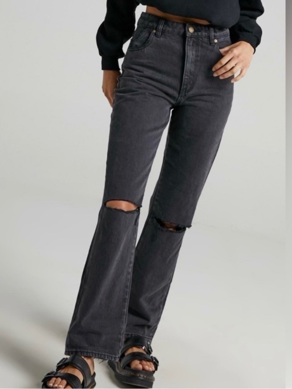 ROLLAs High Rise Straight Jeans- Size 28 - Picture 2 of 12